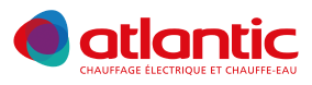 Logo Atlantic, chauffage électrique et chauffe-eau